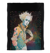 Bright and stylish Vibrant Vibes Duvet Cover adding flair to a cozy bed.